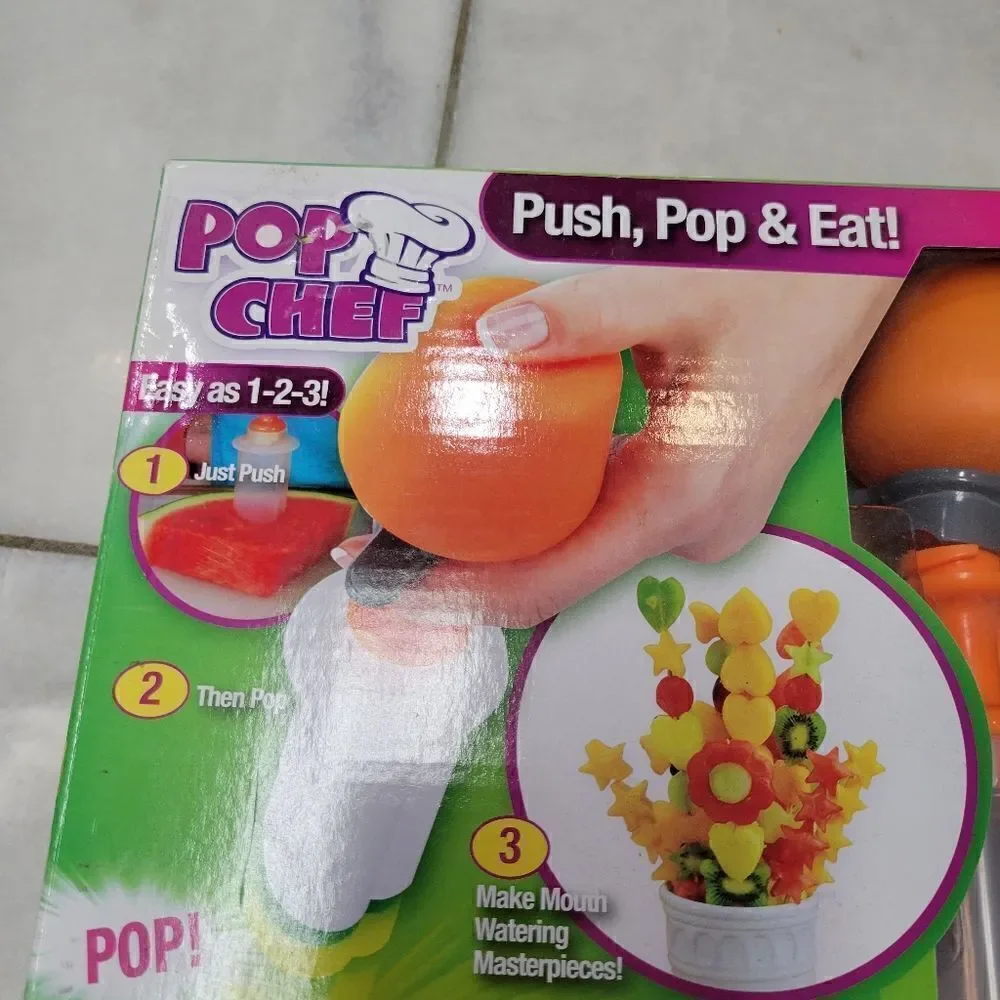 Pop Chef Pop Out Treats 6 Shapes/ 10 Piece Kit NEW